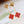 CLOVER EARRINGS GOLD TIGER EYE CARNELIAN 2 MOTIF