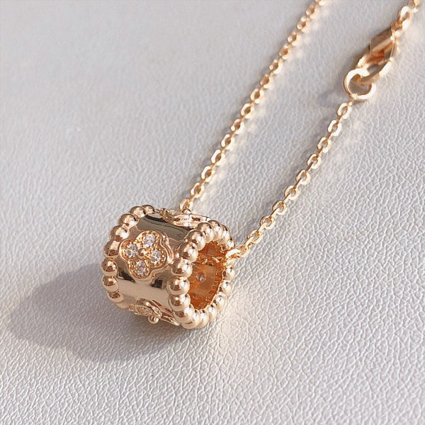 COLLANA CLOVER IN ORO ROSA