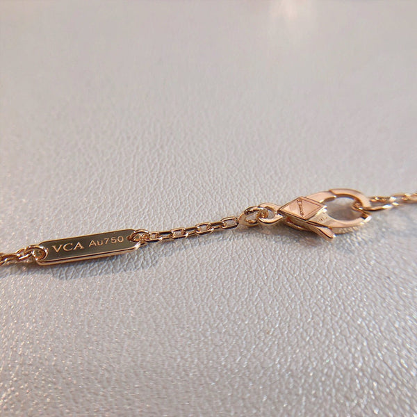COLLANA CLOVER IN ORO ROSA