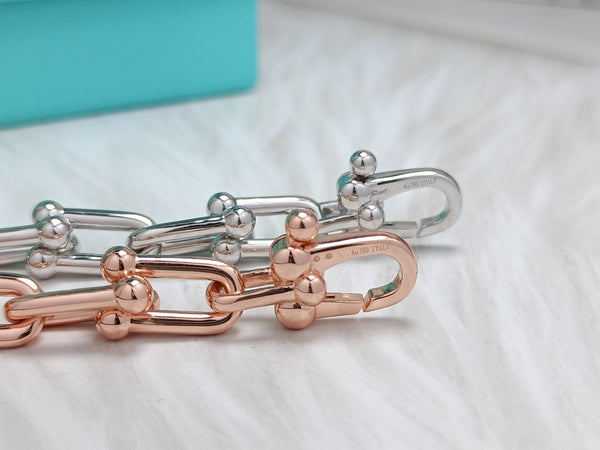 HARDWEAR BRACELET PINK GOLD AND SILVER
