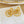 CD NAVY EARRINGS GOLD