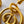 CD NAVY EARRINGS GOLD
