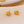 PETIT CD STUD EARRINGS GOLD