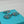 T WIRE TURQUOISE DIAMOND RING SILVER