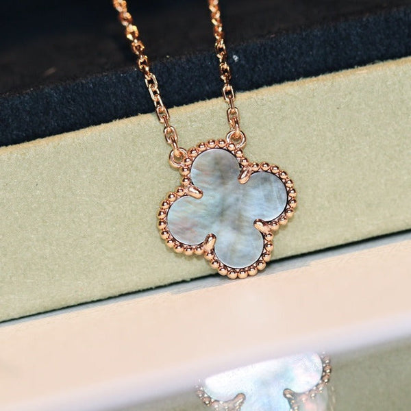 COLLANA CLOVER MOP IN ORO ROSA