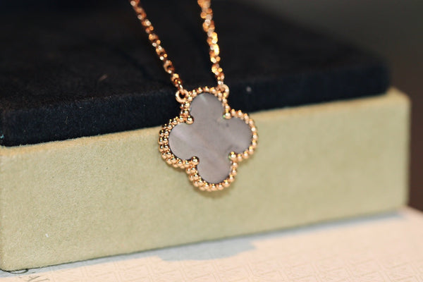 COLLANA CLOVER MOP IN ORO ROSA