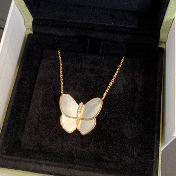 COLLANA FARFALLA IN ORO E DIAMANTI