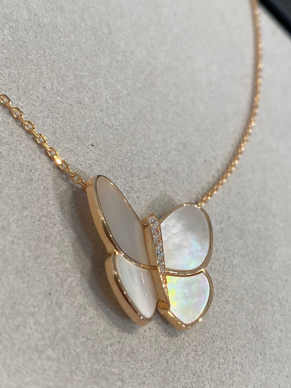 COLLANA FARFALLA IN ORO E DIAMANTI