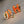 MINI POP H EARRINGS ORANGE