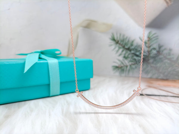 COLLANA CON PEDANTE BIG SMILE E DIAMANTI
