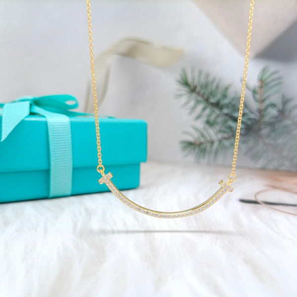 COLLANA CON PEDANTE BIG SMILE E DIAMANTI