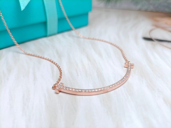 COLLANA CON PEDANTE BIG SMILE E DIAMANTI