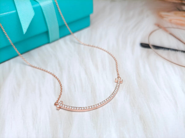 COLLANA CON PEDANTE BIG SMILE E DIAMANTI