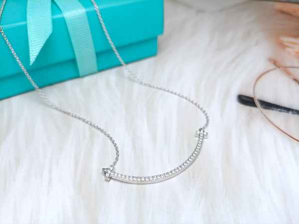 COLLANA CON PEDANTE BIG SMILE E DIAMANTI