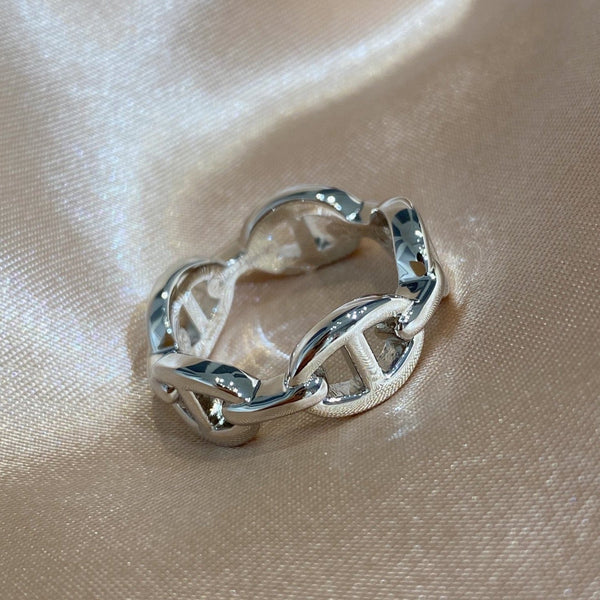ANELLO ENCHAINEE ARGENTO