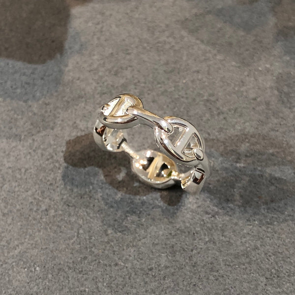 ANELLO ENCHAINEE ARGENTO