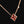 STAR NECKLACE PINK GOLD 1 DIAMOND