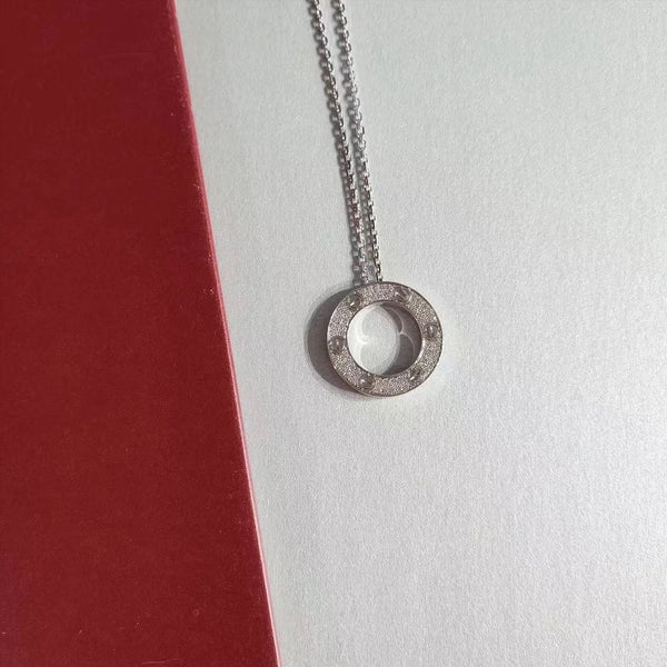 COLLANA LOVE REGOLABILE IN ARGENTO