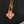 COLLANA IN ORO ROSA CON 1 DIAMANTE E RODONITE CLOVER