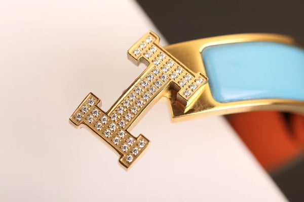 H BRACCIALE BLU NUVOLA ORO DIAMANTE