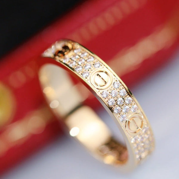 ANELLO LOVE 3,6 MM CON DIAMANTI