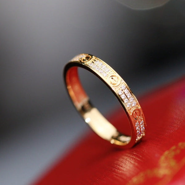ANELLO LOVE 2,65 MM ORO DIAMANTE