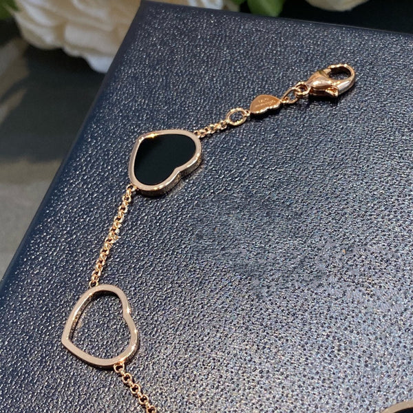 BRACCIALE HAPPY HEART ONICE ORO ROSA
