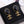 DOUBLE C GOLD BLACK DROP EARRINGS