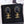 DOUBLE C GOLD BLACK DROP EARRINGS