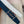 H JUMBO BELT 38MM SILVER BUCKLE BLUE WHITE LEATHER