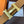 H CONTANCE BELT 38MM GOLD BUCKLE GOLD BLUE LEATHER
