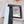 H TONIGHT BELT 38MM BLACK WHITE LEATHER