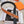 H TONIGHT BELT 38MM ORANGE BLACK LEATHER