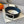 H TUBE BELT 38MM SILVER BUCKLE BLUE BLACK LEATHER