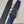 H TWIN REVERSIBLE BELT 32MM BLACK SILVER BUCKLE BLACK BLUE LEATHER