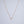 COLLANA CON PEDANTE A CUORE E 3 DIAMANTI