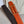 H FACE RIVERSIBLE  SKIN TWO SIDES ORANGE BROWN 3.8CM