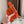 H FACE RIVERSIBLE  SKIN TWO SIDES ORANGE BROWN 3.8CM