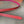 FOCUS BELT GOLD BUCKLE RED AND PINK REVERSIBLE LEATHER 1.3CM