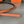 FOCUS BELT GOLD BUCKLE ORANGE AND BLACK REVERSIBLE LEATHER 1.3CM.
