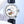 BALLON BLEU 36MM OPEN HEART PINK DIAMOND NUMERALS