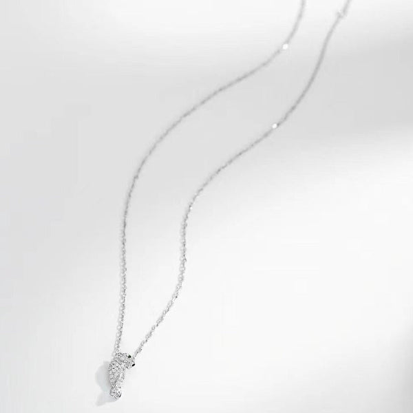 COLLANA IN ARGENTO E DIAMANTI CON PEDANTE PANTERA