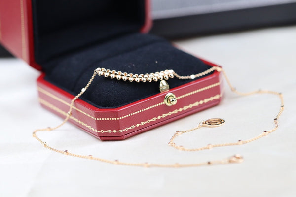 COLLANA CLASH IN ORO ROSA