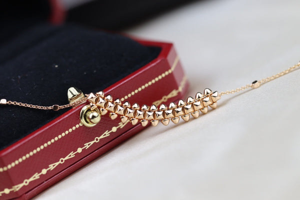 COLLANA CLASH IN ORO ROSA