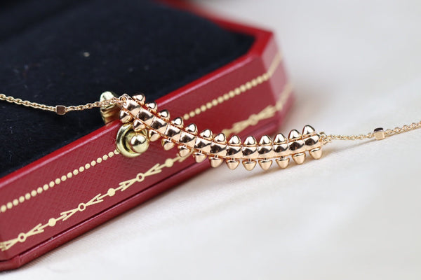 COLLANA CLASH IN ORO ROSA