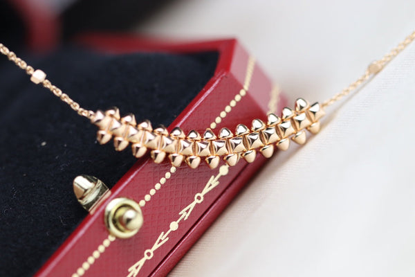 COLLANA CLASH IN ORO ROSA