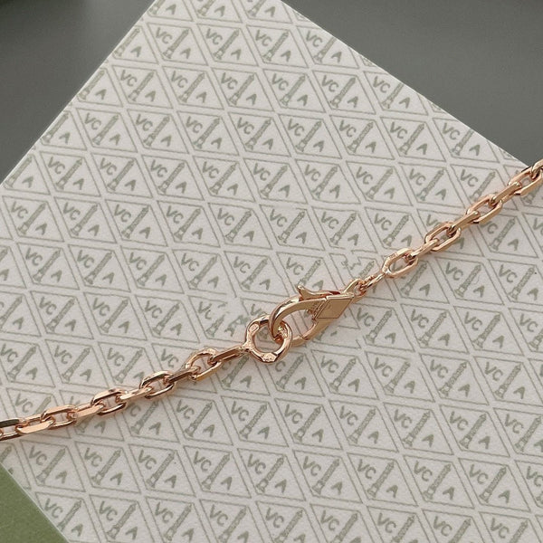 COLLANA IN ORO ROSA CON 15 MOTIVI LUCKY SPRING