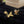 LV LOGO GOLD STUD EARRINGS
