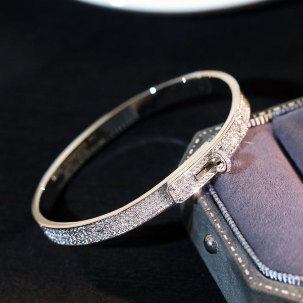 BRACCIALE KELLY CON PAVE' DI DIAMANTI 