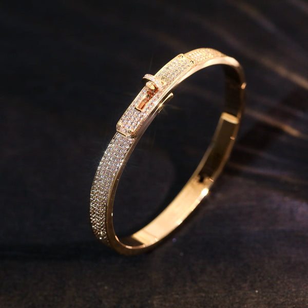 BRACCIALE KELLY CON PAVE' DI DIAMANTI 